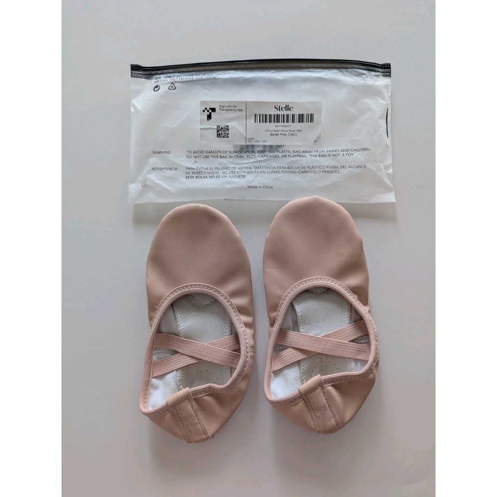 Stelle Ballet Pink Dance Shoes Toddler size 12ML